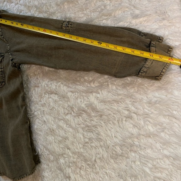 Anthropologie Three Feathers Button-Up Shirt, Size Medium - Picture 6 of 11